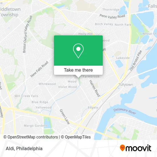 Aldi map