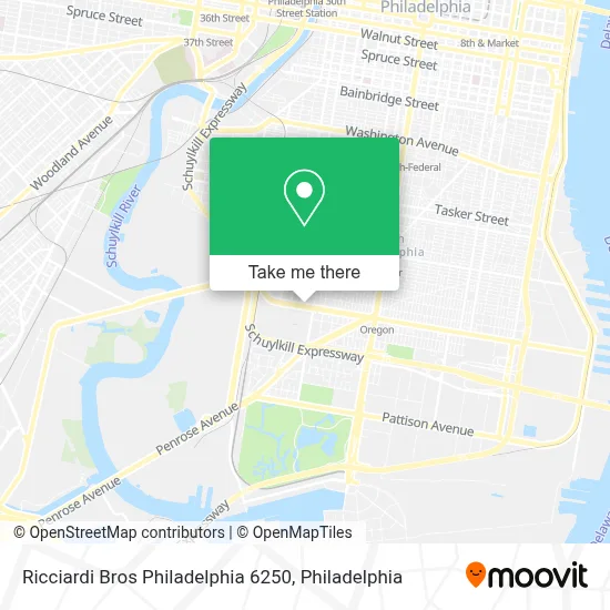 Ricciardi Bros Philadelphia 6250 map
