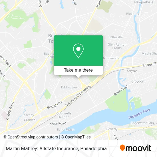 Martin Mabrey: Allstate Insurance map