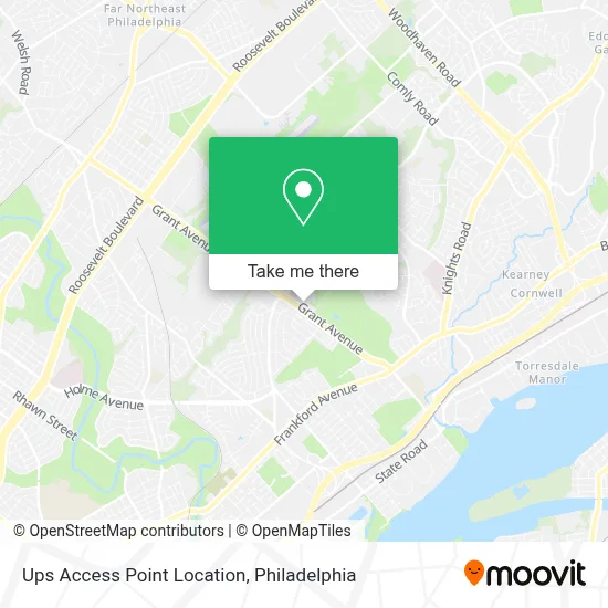 Ups Access Point Location map