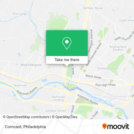 Comcast map
