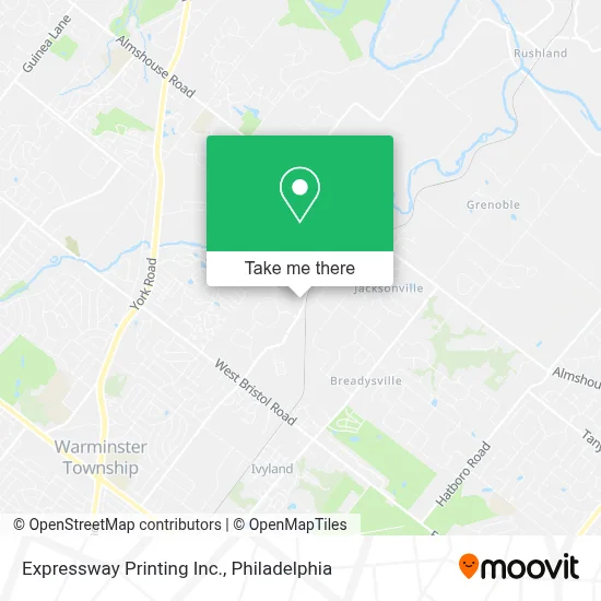 Expressway Printing Inc. map