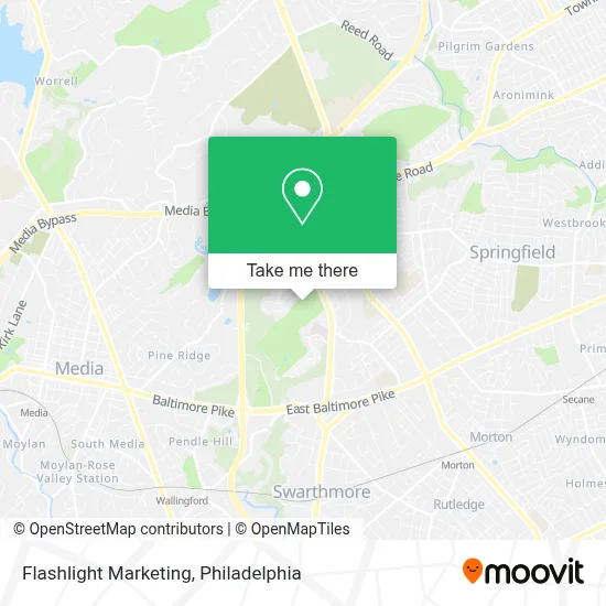 Flashlight Marketing map