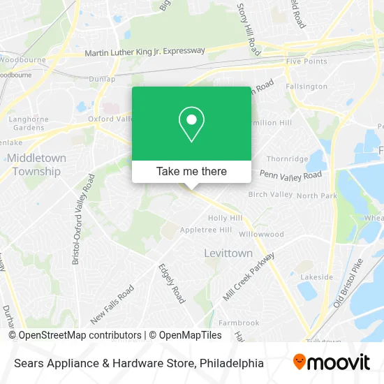 Sears Appliance & Hardware Store map