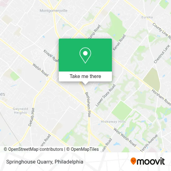 Springhouse Quarry map