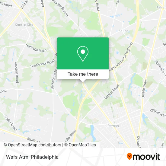 Wsfs Atm map