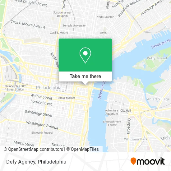 Defy Agency map