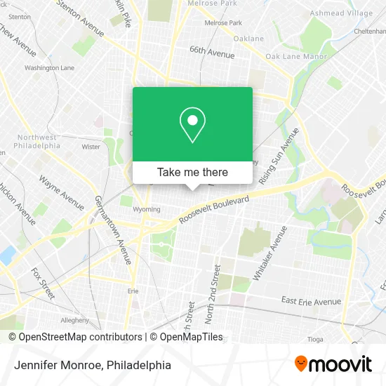 Jennifer Monroe map