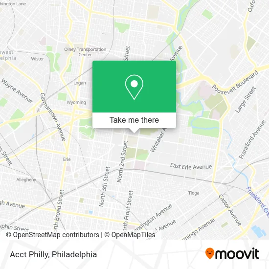 Acct Philly map