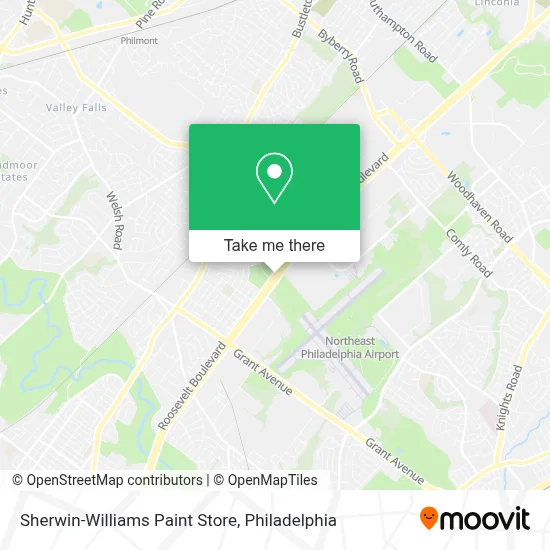Sherwin-Williams Paint Store map