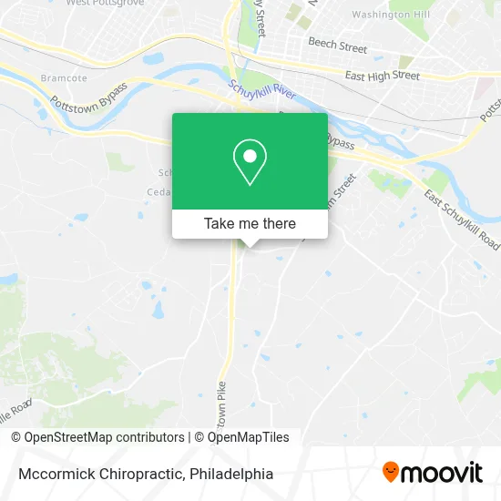 Mccormick Chiropractic map