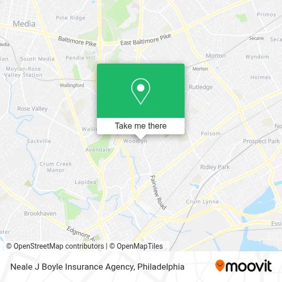 Neale J Boyle Insurance Agency map