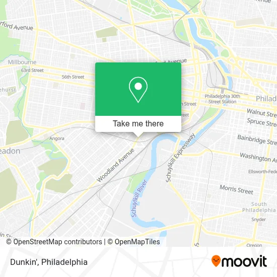 Dunkin' map