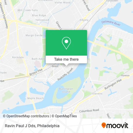 Ravin Paul J Dds map