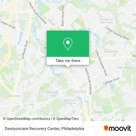 Destyoncare Recovery Center map