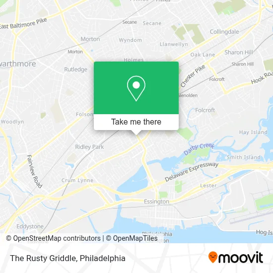 The Rusty Griddle map