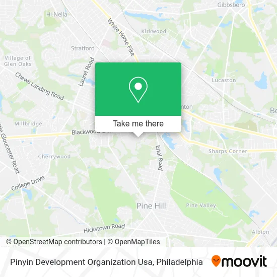 Pinyin Development Organization Usa map
