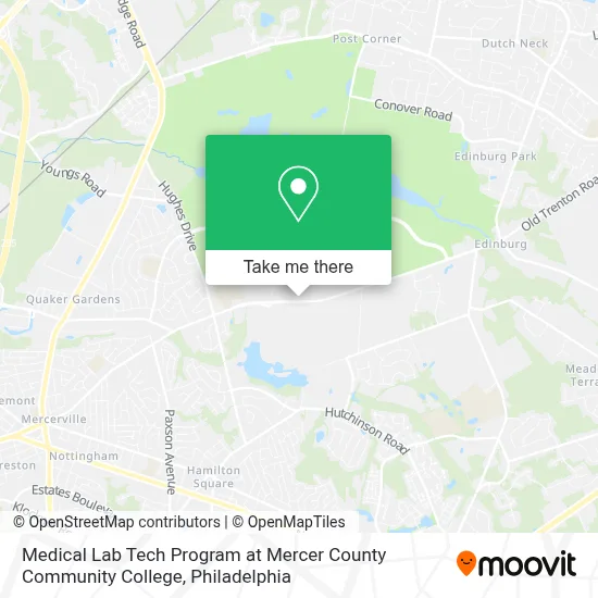 Medical Lab Tech Program at Mercer County Community College map