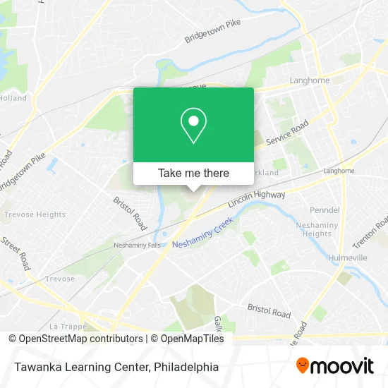 Tawanka Learning Center map
