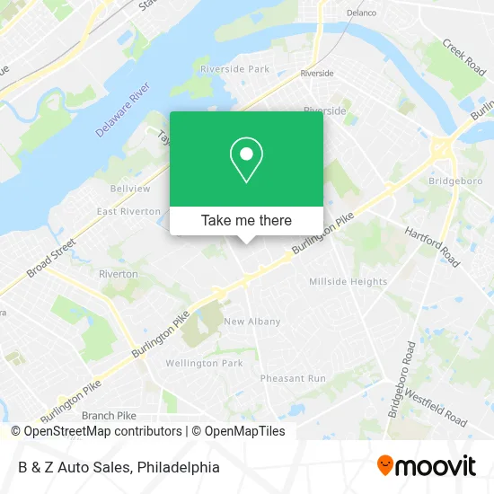 B & Z Auto Sales map