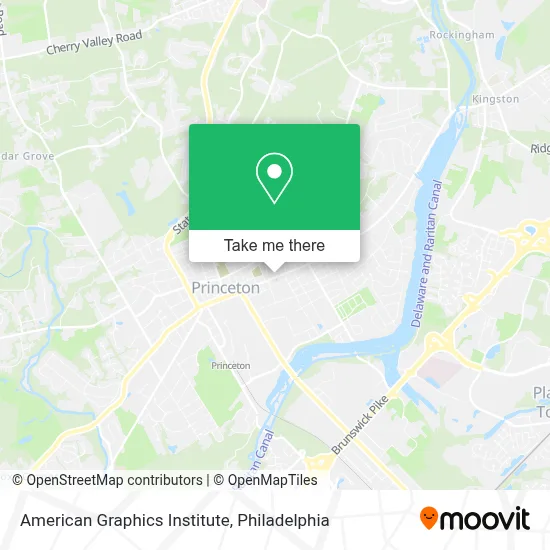 American Graphics Institute map