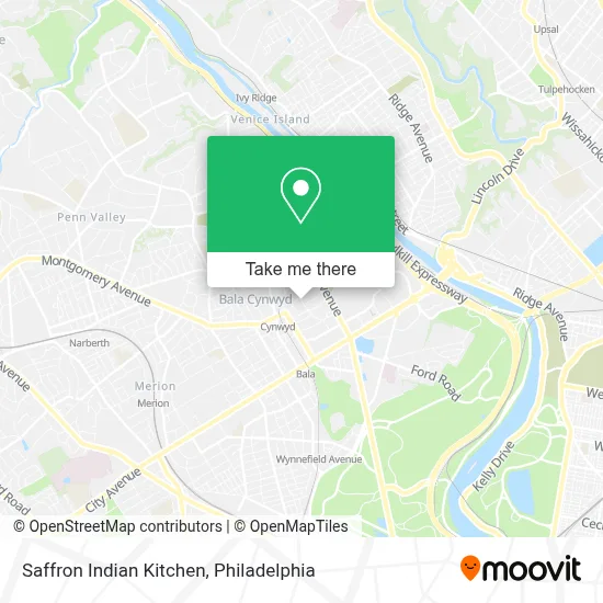 Saffron Indian Kitchen map