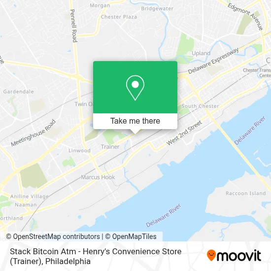 Stack Bitcoin Atm - Henry's Convenience Store (Trainer) map