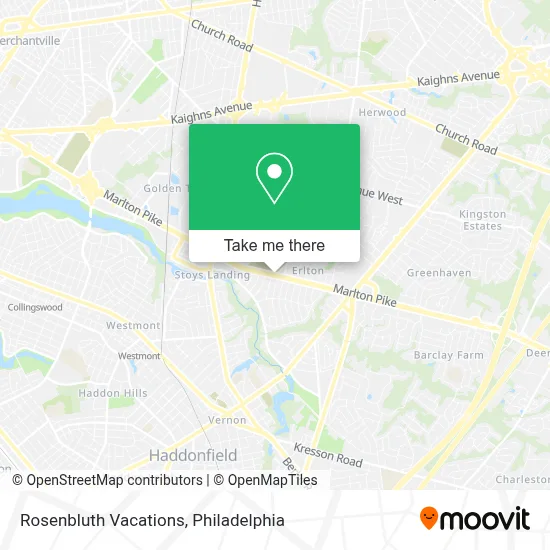 Rosenbluth Vacations map