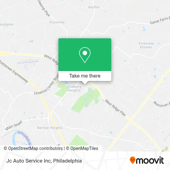 Jc Auto Service Inc map