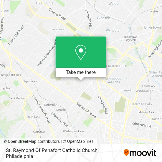 St. Raymond Of Penafort Catholic Church map
