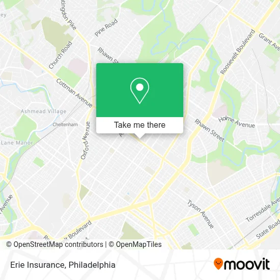 Erie Insurance map