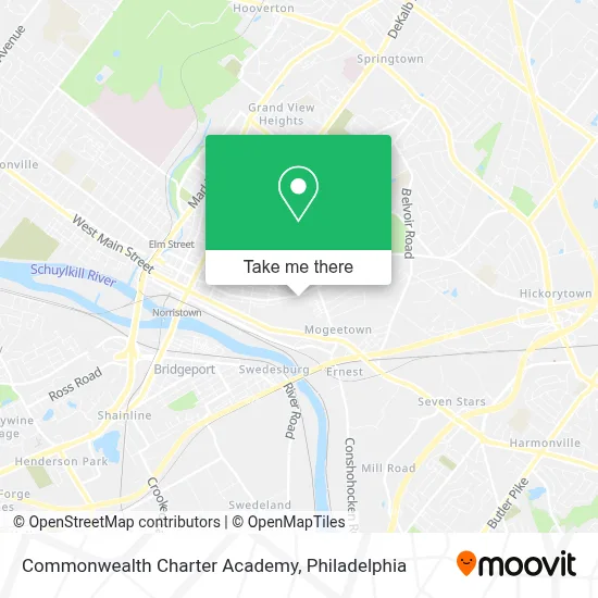Commonwealth Charter Academy map