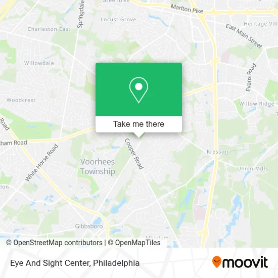 Eye And Sight Center map