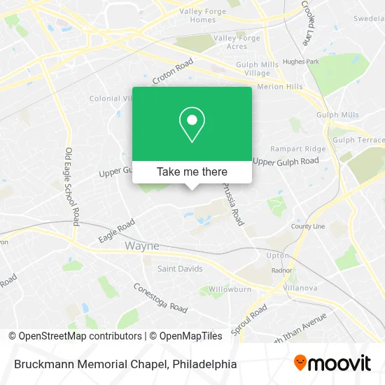 Bruckmann Memorial Chapel map