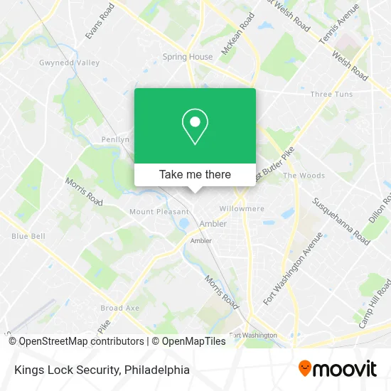 Kings Lock Security map