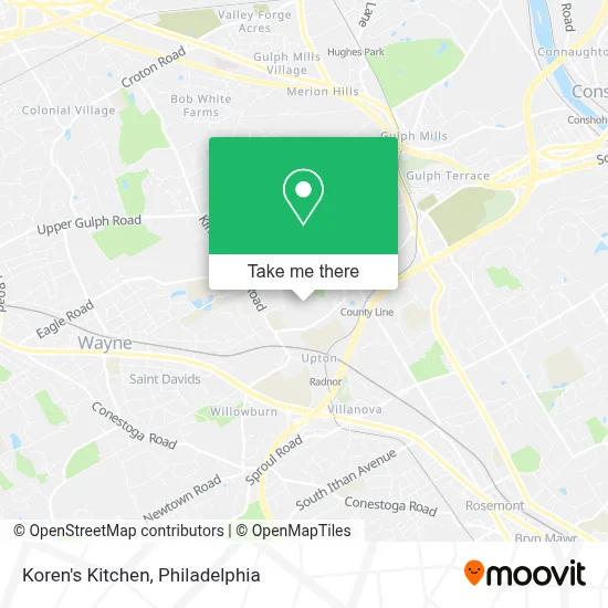 Koren's Kitchen map