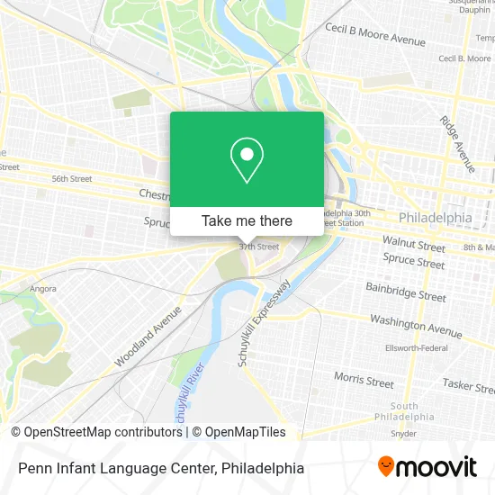 Penn Infant Language Center map