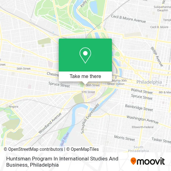 Huntsman Program In International Studies And Business map