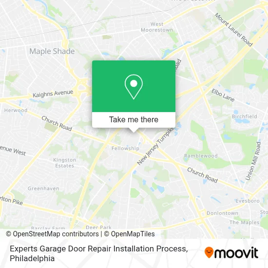 Experts Garage Door Repair Installation Process map