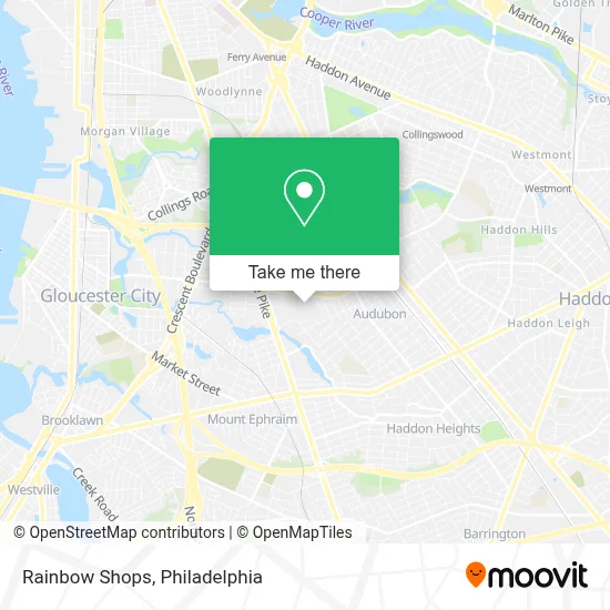 Rainbow Shops map