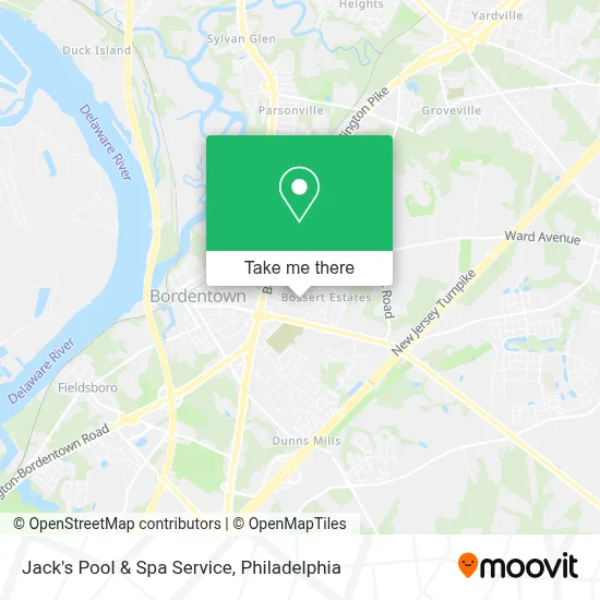 Jack's Pool & Spa Service map