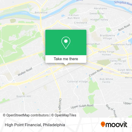 High Point Financial map