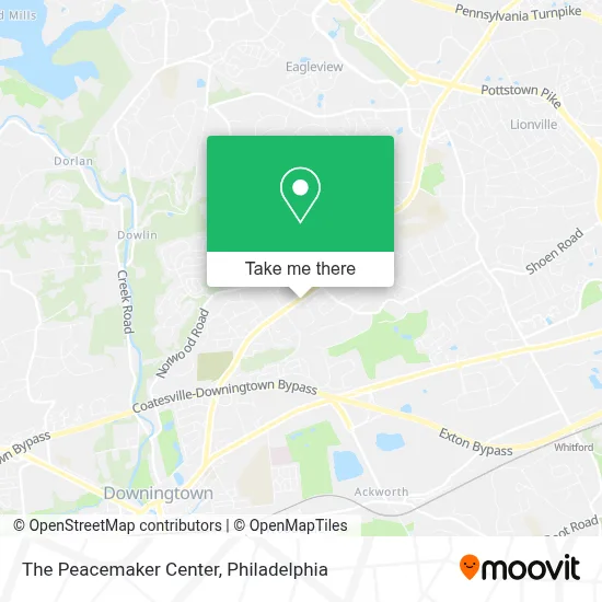 The Peacemaker Center map