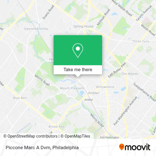 Piccone Marc A Dvm map