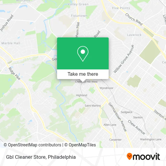 Gbl Cleaner Store map