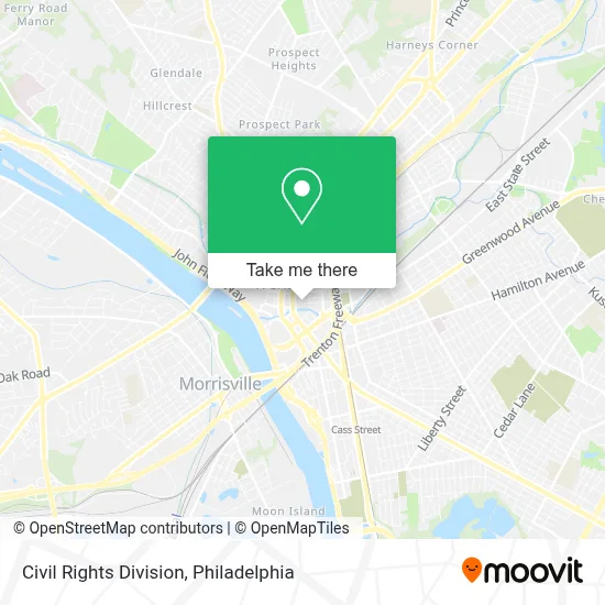Civil Rights Division map