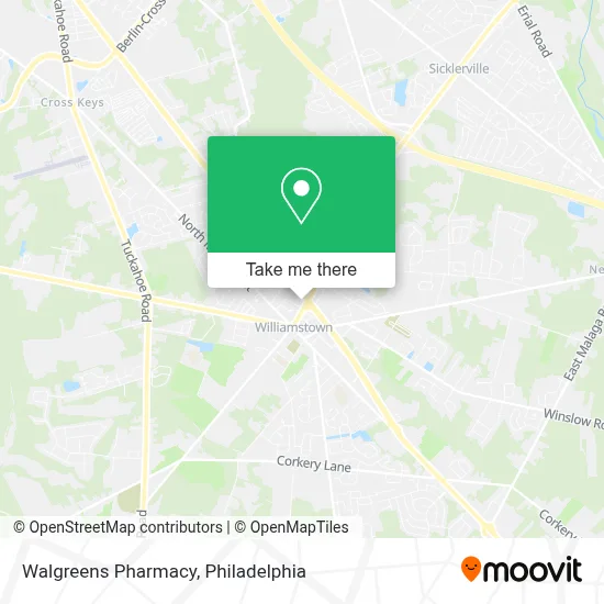 Walgreens Pharmacy map