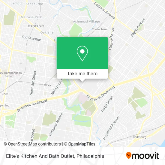 Elite's Kitchen And Bath Outlet map
