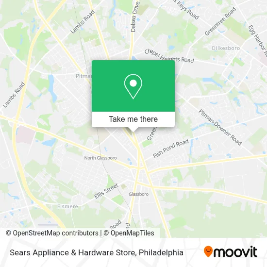 Sears Appliance & Hardware Store map