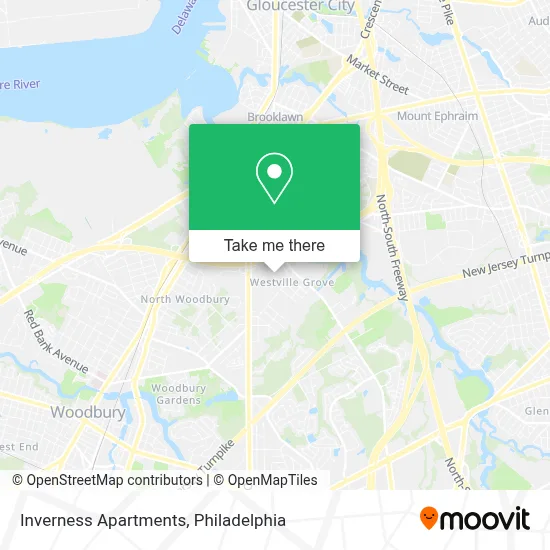 Inverness Apartments map